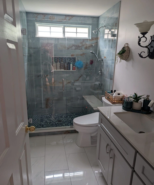 Bathroom remodeling process