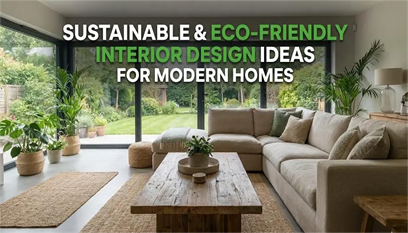 Sustainable & Eco-Friendly Interior Design Ideas for Modern Homes