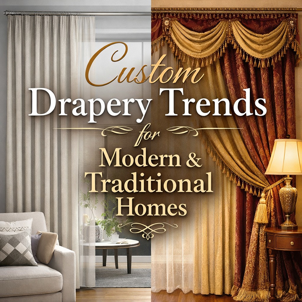 Custom Drapery Trends for Modern & Traditional Homes in NJ