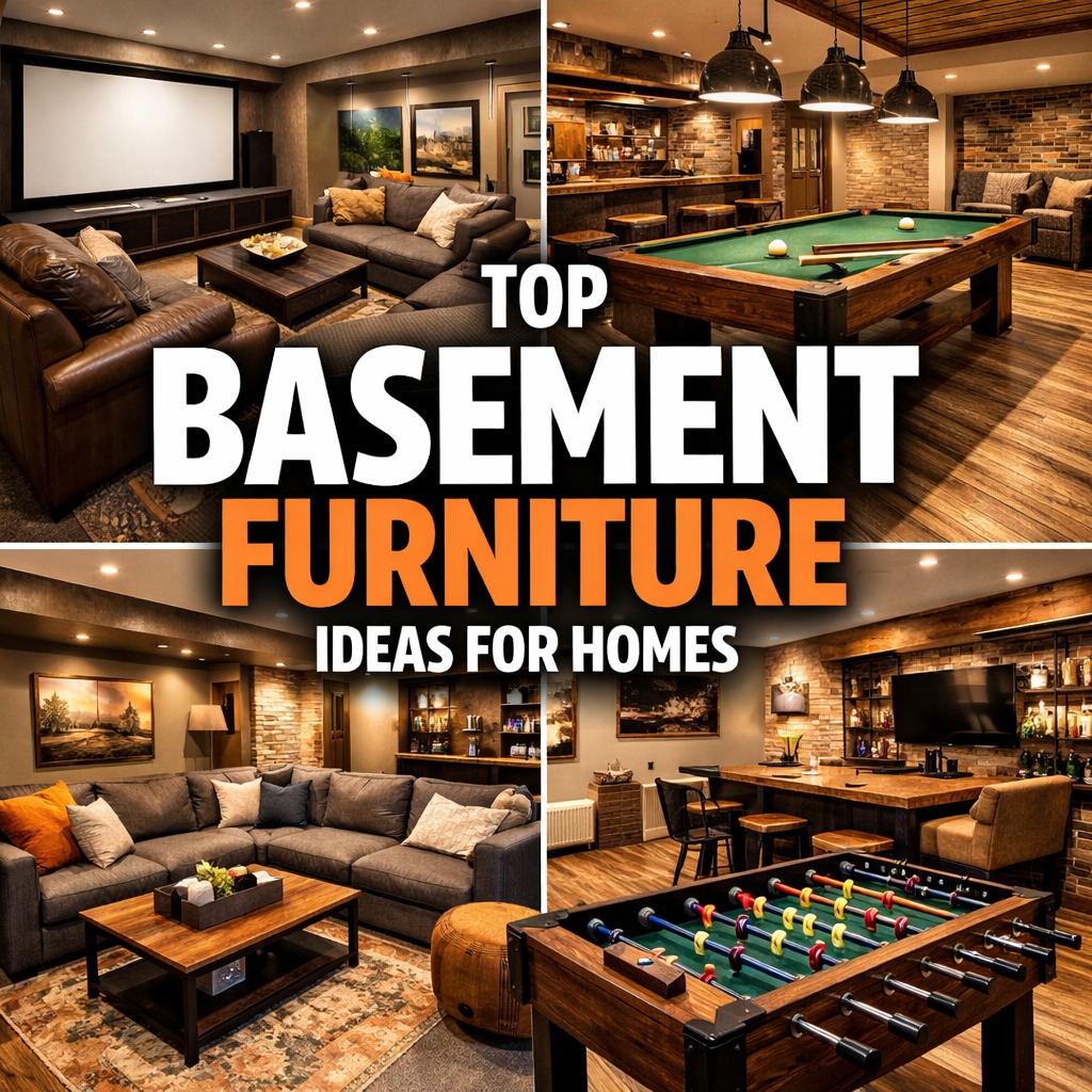 Top Basement Furniture Ideas for Homes
