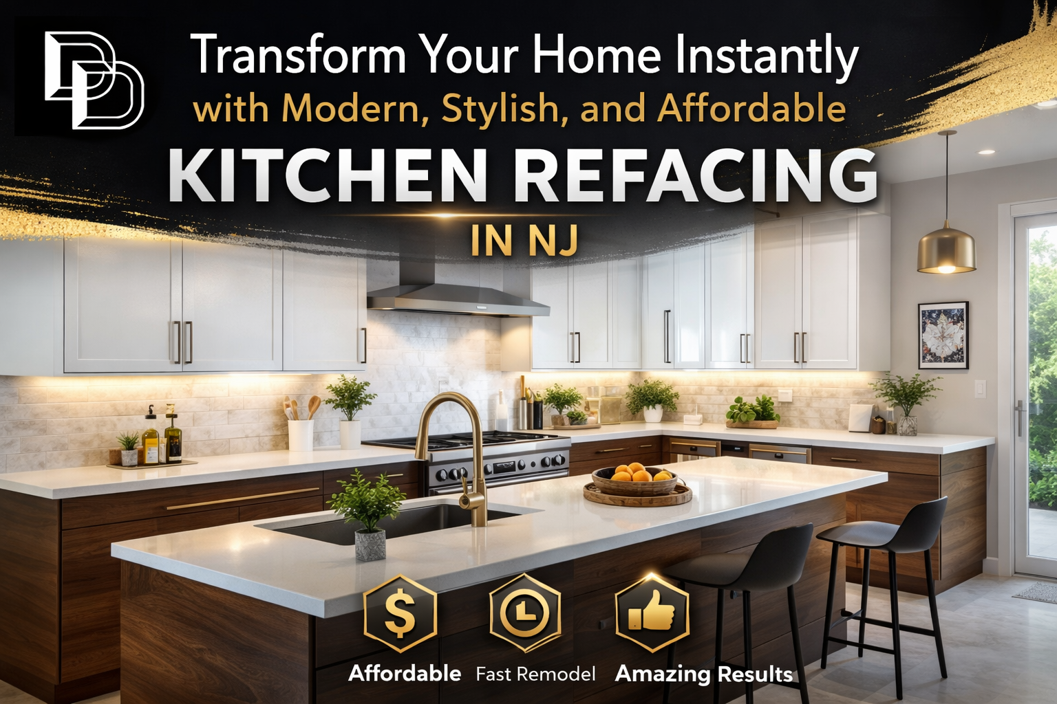 Transform Your Home Instantly with Modern, Stylish, and Affordable Kitchen Refacing in NJ